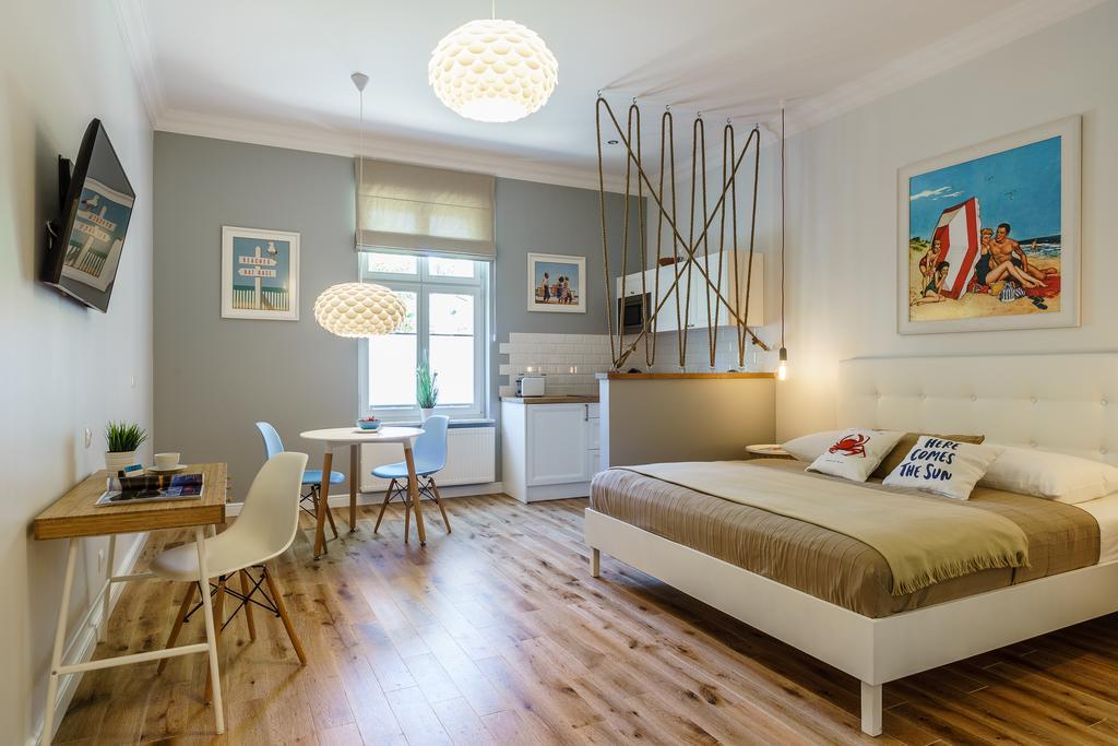 Sanhaus Apartments - Ul Haffnera I Okolice - 3-5 Minut Od Plazy I Deptaka โซพอต ภายนอก รูปภาพ